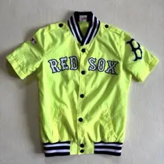 MLB レッドソックス 半袖スタジャン ユニフォーム 蛍光イエローのサムネイル