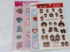 モンチッチ・ベイマックス・しんちゃん・セボンスターぷくっと・ふわふわシール