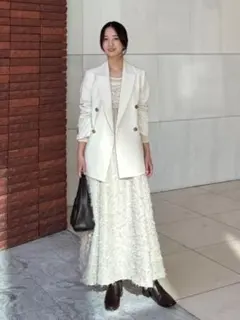 ココディール　新品タグ付　ジャカードキャミワンピース　25ss