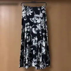 ZARA 花柄 ロングスカート フレアスカート XS
