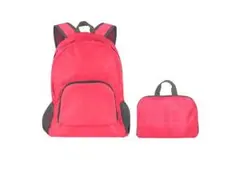 ピンク色 折りたたみ リュック バックパック リュックサック 折り畳み 旅行