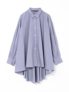 【値下げしました】mizuiro ind シャツチュニック　水色