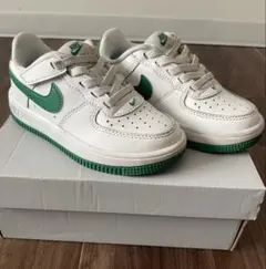 T*n様 Nike ナイキ Air Force 1 ホワイト/グリーン 15.0