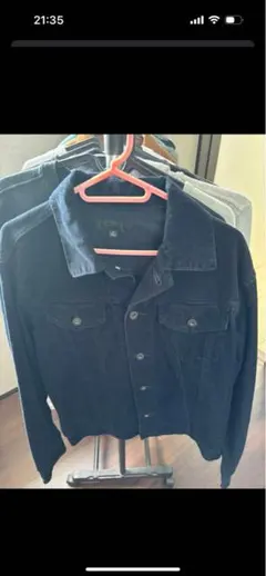 Mサイズ ダークブルーコーデュロイ