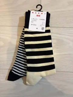 新品未使用2足組x3セット・ユニクロマルニ　MARNI靴下ソックス25-27㎝