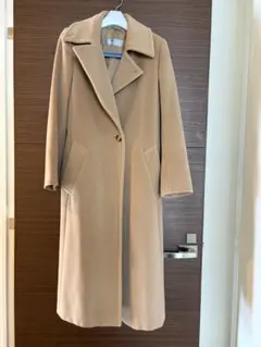 新品同様✨MaxMara キャメル100% テーラードジャケット 白タグ 44