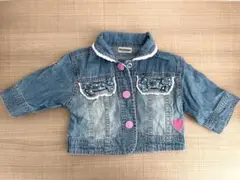 デニムジャケット 女の子80サイズ