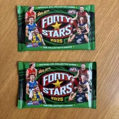SELECT 2025 AFL FOOTY STARS 2パック