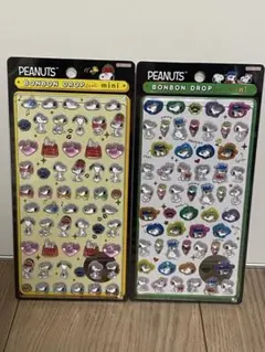 【正規品】スヌーピー ボンボンドロップシールミニ たくさん＆きょうだいたち