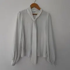 ボウタイブラウス ホワイト