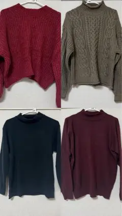 ニット 4枚セット earth music&ecology rectangle
