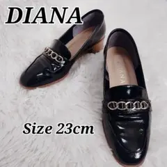 DIANA リボン×パールローファー クロ 24cm - メルカリ