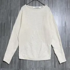 UNIQLO ユニクロ　カシミヤブレンド スクエアニット　アイボリー　M