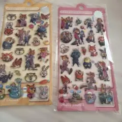 BONBON DROP ズートピアキャラクターシール2枚セット