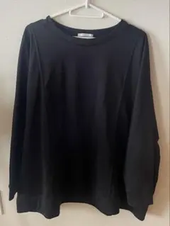 BAYFLOW オーバーサイズ黒長袖Tシャツ