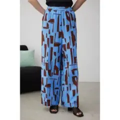 AZUL BY MOUSSY ジオメトリックパターンイージーパンツ美品のサムネイル