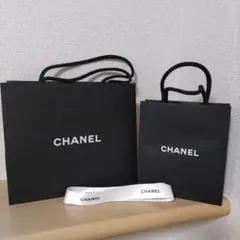 シャネル　CHANEL　紙袋　リボン