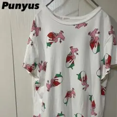 PUNYUS Tシャツ ホワイト 総柄のサムネイル