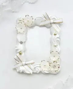 ホイップデコ　B8硬質トレカケース　白　クリア　ミックス　お花