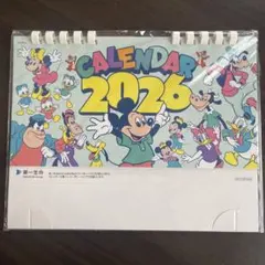 【新品未使用】ディズニー　2026年　卓上カレンダー　第一生命