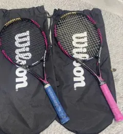 美品 Wilson ウィルソン SURGE BLX 100 ペア2本セット 中古】ウィルソン プロ オープン BLX 100 2010年モデルWILSON PRO OPEN