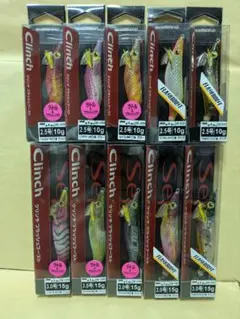 シマノ クリンチ フラッシュブースト エギ 10個セットのサムネイル