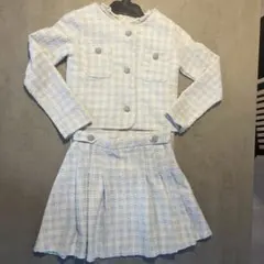 Xmas限定値下げ！ZARA 水色セットアップ+レーストップス3点セット