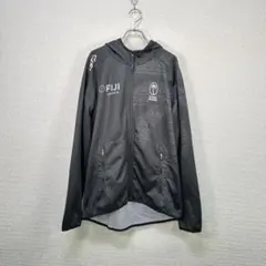 FIJI RUGBY公式 ISCA フーディージャケット 黒 Mサイズ