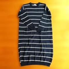 アースミュージックアンドエコロジー　ボーダー ニットワンピース