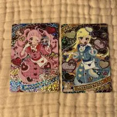 ひみつのアイプリ バレンタインレターピンク ブルー みつき ひまりセット