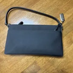 COACH ブラック ナイロン ミニ ハンドバッグ ポーチのサムネイル