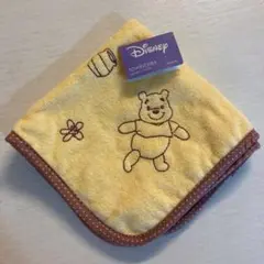 新品未使用！ディズニー　刺繍　くまのプーさん　ピグレット　ハンカチ　ハンドタオル