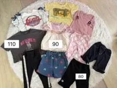 保育園着に！女の子トップスボトム詰め合わせ サイズ90～100