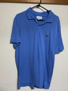 LACOSTE 青 ポロシャツ - 一度も着ていないシャツ#NEW#