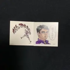 ハイキュー スクエアステッカーコレクション 牛若 天童 白鳥沢セット