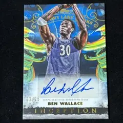 Ben Wallace Topps Inception /25 Auto サイン