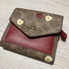 即購入禁止】COACH コーチ いちご さくらんぼ 長財布 - メルカリ