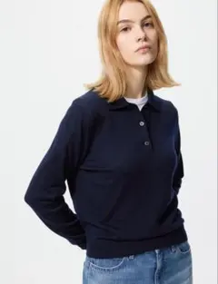 【美品】UNIQLO メリノポロセーター XLサイズ