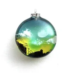 No.412【送料無料】情景レジン　キーホルダー　ネックレス