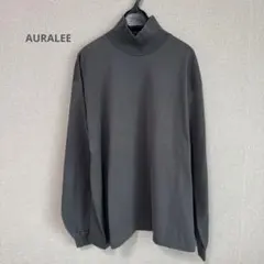 AURALEE オーラリー ハイネックロングスリーブTシャツ