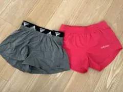 アディダス　キッズ　ショートパンツ　2枚セット