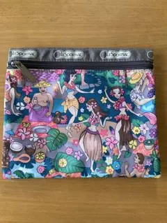LeSportsac ハワイアンプリント ポーチ