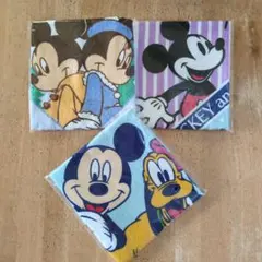 ミッキー・ミニー ハンドタオル 3枚セット
