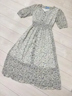 花柄　ロング　ワンピースのサムネイル
