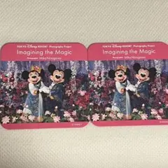 東京ディズニーリゾート Imagining the Magic コースター 2枚