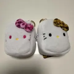 ハローキティ　ヒョウ柄シリーズ　ミニポーチ