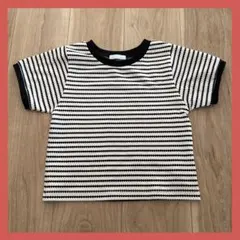 しまむら ボーダー柄 半袖Tシャツのサムネイル
