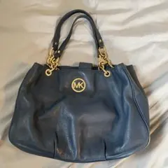 【MICHAEL KORS】ネイビー ハンドバッグ ビジネスバッグ