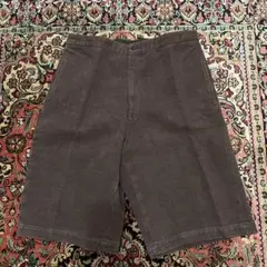美品☆パパス Papas MANIERE DE HEMING ハーフパンツ　茶のサムネイル