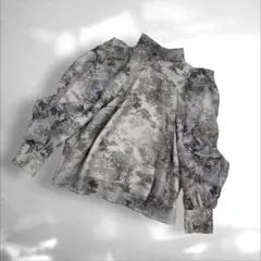 snidel トワルドジュイ柄 ハイネック ブラウス 長袖　ワンサイズ （a3のサムネイル